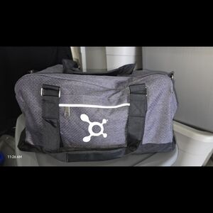 Orangetheory Gray and Black Travel Bag